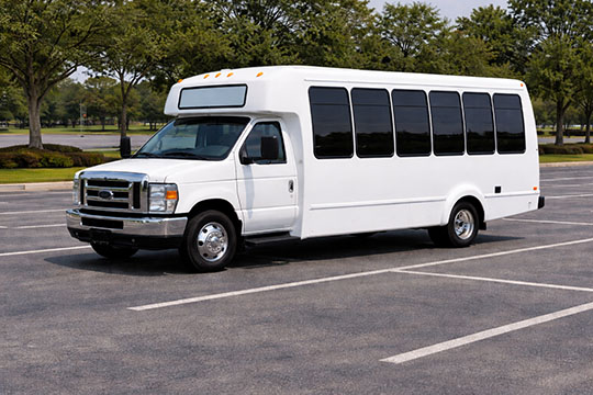 20-passenger minibus available for charter in Carrollton, TX