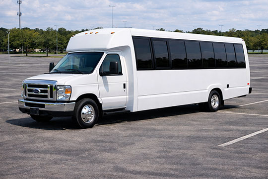 25-passenger minibus available for charter in Carrollton, TX