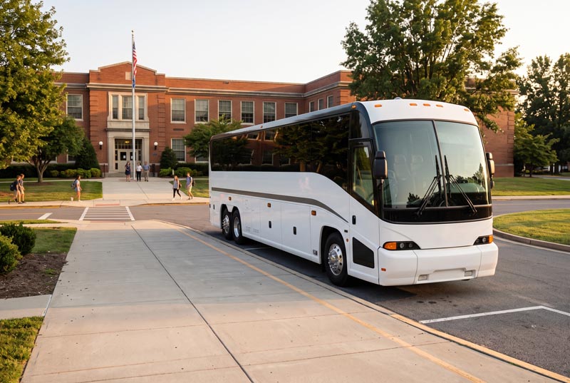 School Field Trip Bus Rentals in Carrollton, TX